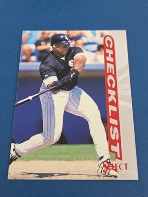 1997 Select CHECKLIST #149 Frank Thomas Chicago White Sox BASEBALL Card 1N