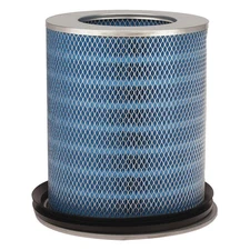 TENNANT 9008919 Cylinder Dust Filter,13 1/4in L,Blk/Blue 55HD14