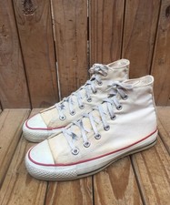 VTG Rare Chuck Taylor All Star Converse white cream Made In USA SZ USA 5.5
