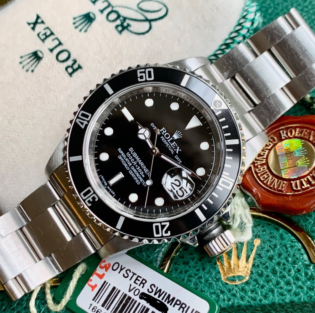 2009 Rolex Submariner Date 16610 Automatic SEL Bracelet Watch