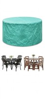 Garden Patio Furniture Cover Outdoor Canony Round Table Wind Waterproof Green