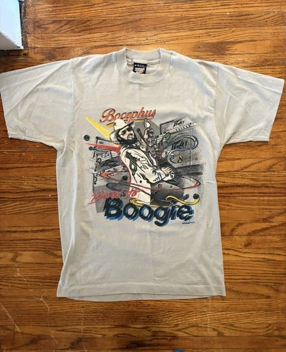Hank Williams Jr Bocephus Born to Boogie T Shirt Vintag 1980s vintage concert t-shirt, vintage, single stitch, B+ condition