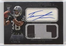 2011 Topps Inception Rookie Grey 17/75 Taiwan Jones #AJP-TJ Jumbo Patch Auto 0af