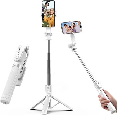 Selfie Sti Tripod for iPe and Android, 52'' Extendable Pe