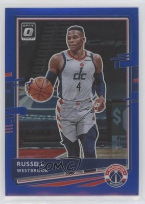 2020-21 Panini Donruss Optic Blue Prizm 57/59 Russell Westbrook #70 0l1