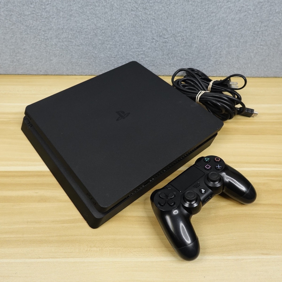 家具 ps4 1TB Sony PlayStation 4 Slim PS4 1TB Black Console CUH-2115B w Control