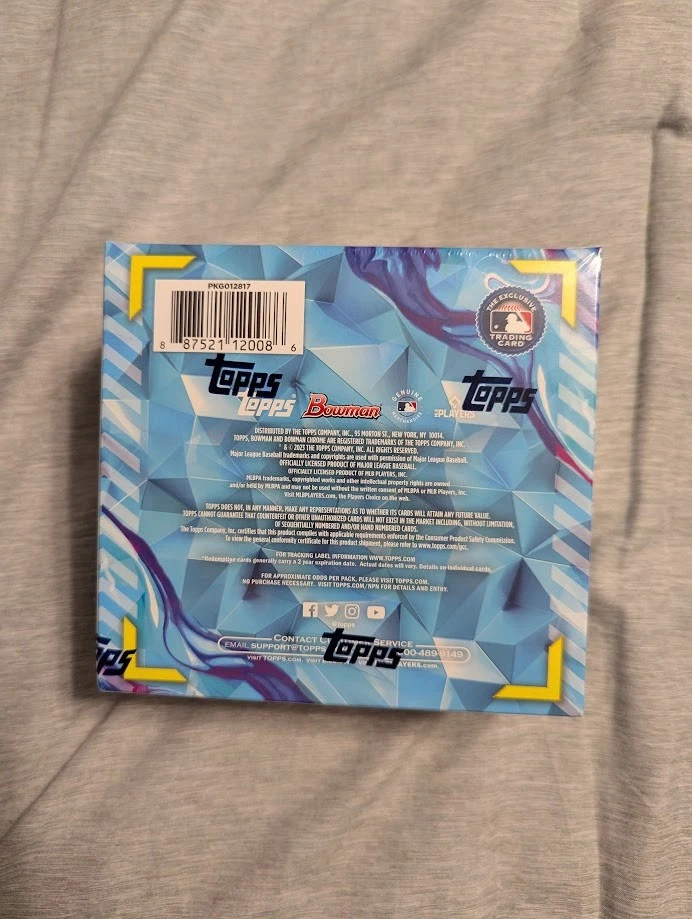 2023 Bowman Chrome Sapphire Edition MLB Baseball Factory Sealed Box - Image 3 of 4