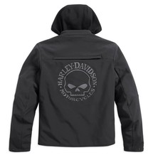 Harley-Davidson Reflective Skull Jacket with Hood