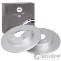 2X ABS Bremsscheiben 260Mm Voll Vorne Passend FüR MERCEDES-BENZ A-KLASSE | 16984