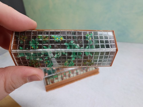 USED Faller HO Scale Greenhouse w/ Planters Buidling Read Description - Picture 9 of 11