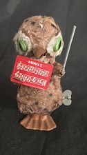 Vintage TN Toys Nomura Japan Clockwork Wind Up Musician the Spotted Owl