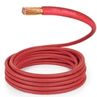 TEMCo 1/0 AWG RED Welding Cable Per-Foot Flexible Copper USA Battery Wire