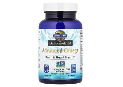 Garden of Life, Dr. Formulated, fortschrittliches Omega, Zitrus, 60 Weichkapseln