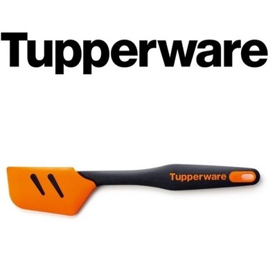 Tupperware Griffbereit Großer Top-Schaber, Teigschaber, orange-schwarz, NEU