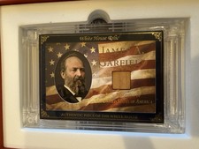 James A. Garfield White House Relic Card WHR-JG20 #103/149 POTUS WhiteHouse Wood