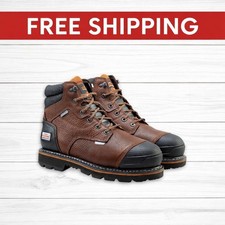HERMAN SURVIVORS - SIZE: 13 - Shoveler 6" Steel Toe Slip-Resistant Work Boots