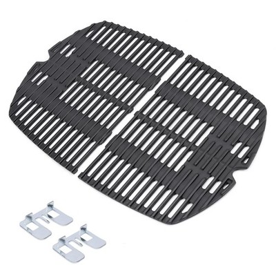 27,3 x 38,8cm Grillrost Gusseisen 7645 für Weber Q200, Q220, Q260, Q2000, Q22...
