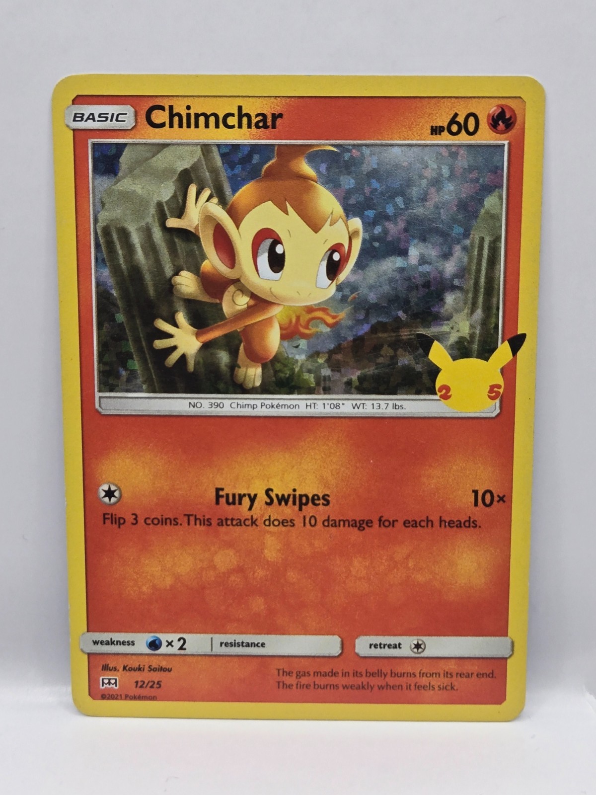 Chimchar 12/25 Holo Pokemon TCG LP