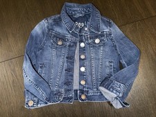 GAP Kids/Girls Blue Denim Jean Jacket Size XS EUC 4-5 Years