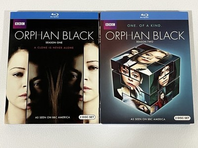 Orphan Black Season 1 + 2 Blu-ray Lot / Complete First & Second Seasons