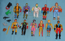 vintage LJN BIONIC SIX LOT OF 11 FIGURES (one broken) free ship