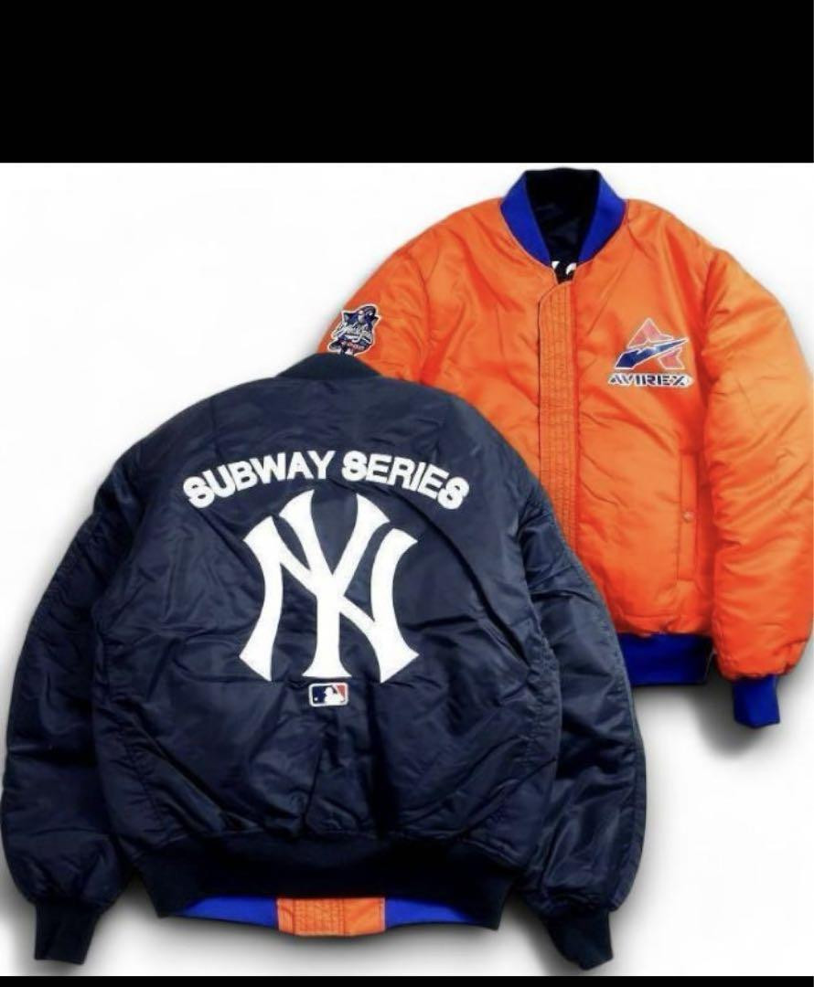 Avirex Mlb Yankees Reversible Flight Jacket Blouson _#ar511