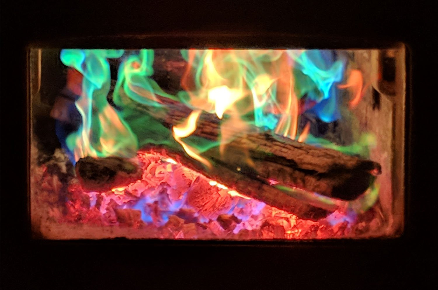 Color Changing Packets Fire Pits Campfire Long-Lasting Enchanted Multi-Color ...