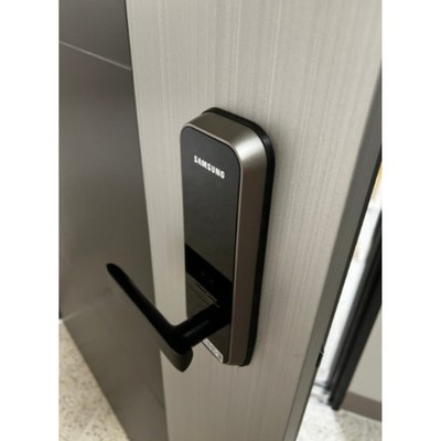 Samsung Zigbang SHP-H20 Digitales Türschloss | Passwort & 2-Wege-Schlüsselanh...