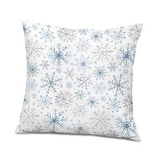 Winter Snowflake Throw Pillow Covers 18x18, Christmas Snowflake Decor, Color 06