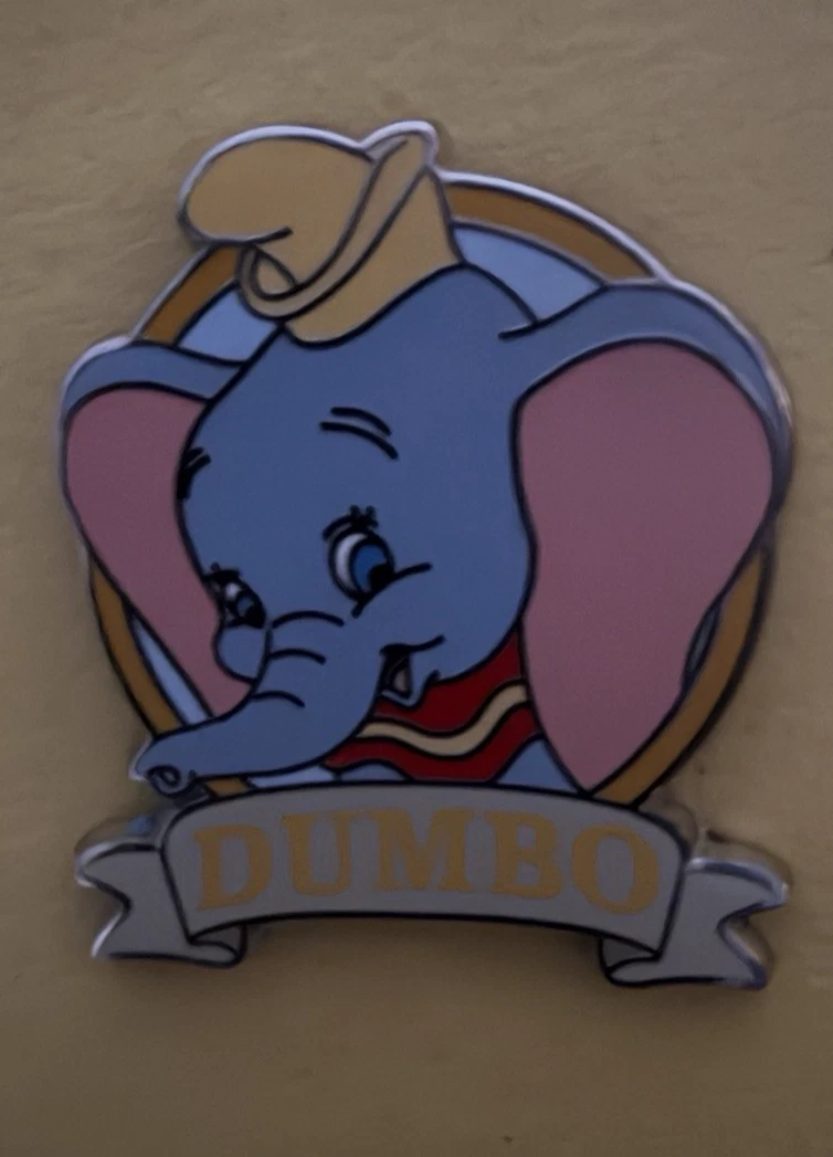 Disney Pin PROTOTYPE WDW Dumbo Storybook Circus Stamped PP