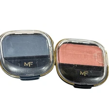 2X Max Factor High Definition Eye Shadow Sapphire,primrose .12oz Rare Read