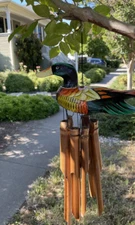 Duck Wood  Bamboo Wind Chimes Bali Indonesia