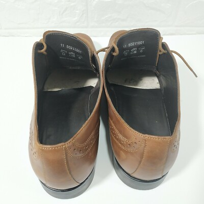 Hugo Boss Matano Longwing Mens Brown Oxford Leather Shoes US  display picture 1
