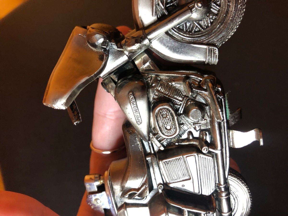 Vintage AMF Harley Davidson Motorcycle Figural Table Lighter Vintage AMF Harley Davidson Motorcycle Figural Table Lighter