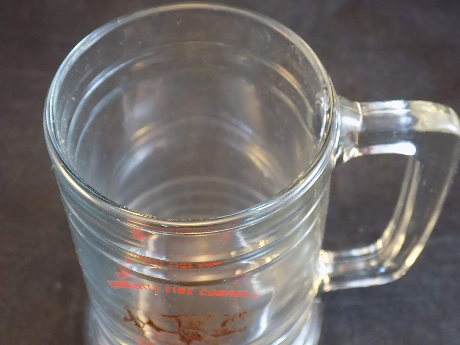 SCHNECKSVILLE PA 60th Anniversary FIRE COMPANY 1 Glass Beer Mug 19241984 eBay