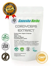  Organic Cordyceps Sinensis  Mushroom High Potency 20:1 Extract Powder 100 grams