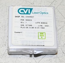 Coherent CVI PLCC-25 .4-38 .6-UV-1064 Laser Plano-Concave Lense 369604