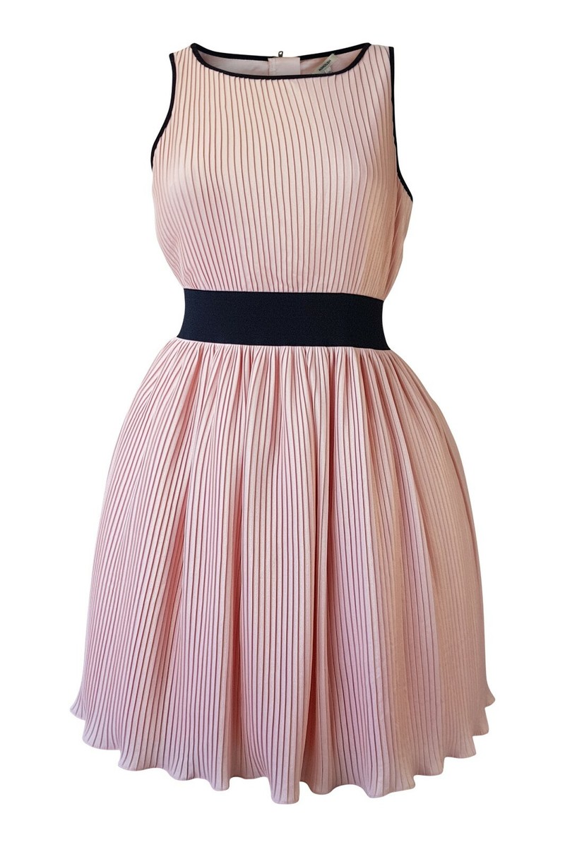 manoush pink dress Manoush Knee Length Pink Summer Dress