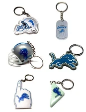 DETROIT LIONS NFL FOOTBALL KEYCHAIN BACKPACK PULL  LICENSED - YOU PICK ITEM