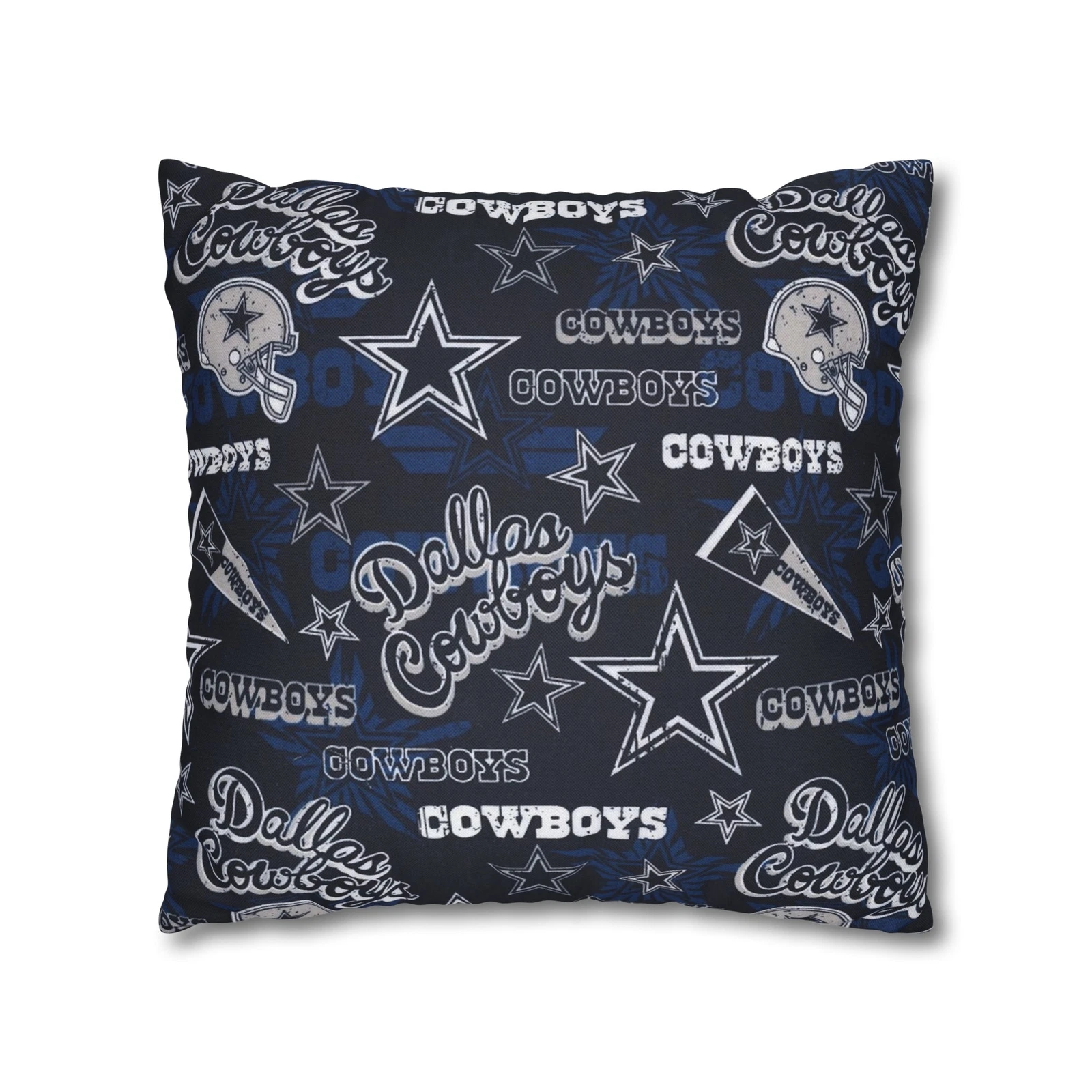 Dallas Cowboys Spun Throw Pillowcase