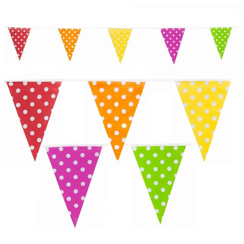 Bunting Triangle Flag's Party Fete Occasions Decorations 30+ Designs To Choose - Picture 10 of 103