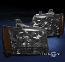 2007-2014 Chevy Suburbantahoe2013 Avalanche Crystal Headlight Lamp Smoke