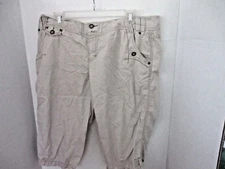 ESPRIT Tan CAPRI PANTS~Women's 16