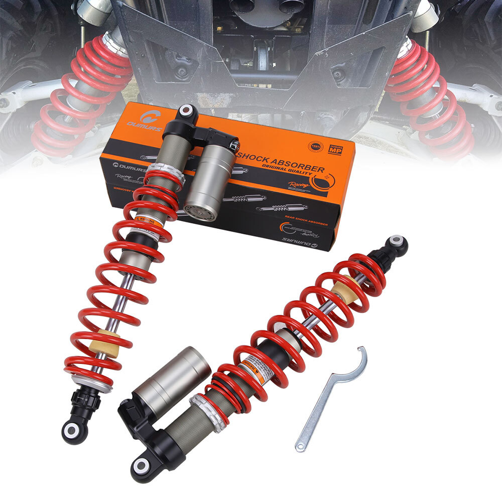 UPGRADED STAGE 5 FRONT SHOCKS ABSORBERS SET FOR POLARIS RZR S 800 2009-2014