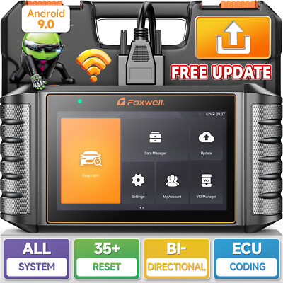 FOXWELL NT710 Bidirectional Car OBD2 Scanner Diagnostic Tool ABS Oil for Volvo