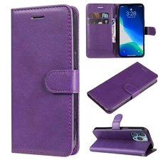 For iPhone 16 Pro Max 15 14 Leather Wallet Book Phone Case Screen Protector