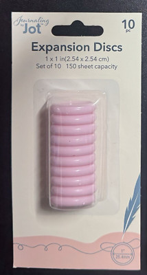 10 Pc 1  Discs Note-Taking System Discbound Expansion, Pack of 10, Pink