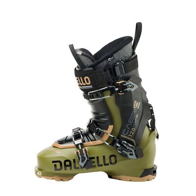 Dalbello Cabrio LV Free 120 Men's Ski Boots, Olive/Black, M27.5 MY25