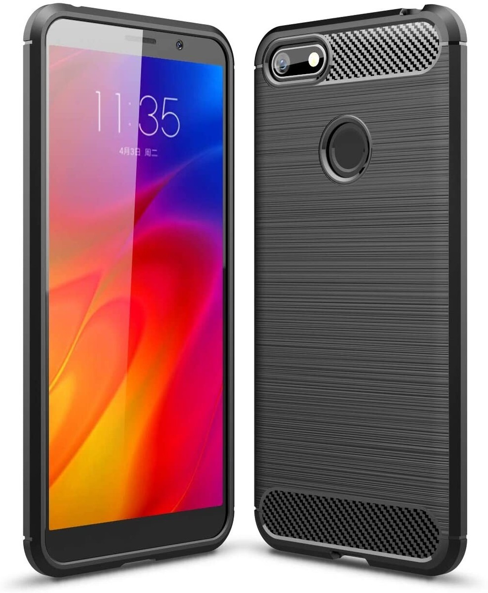 E6 Play Moto E6 Back Cover For MOTOROLA MOTO E6 PLAY CARBON FIBER