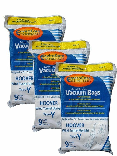 27-Pack EnviroCare Windtunnel Upright Vacuum Bags – Micro-filtration, Fits Multiple Models